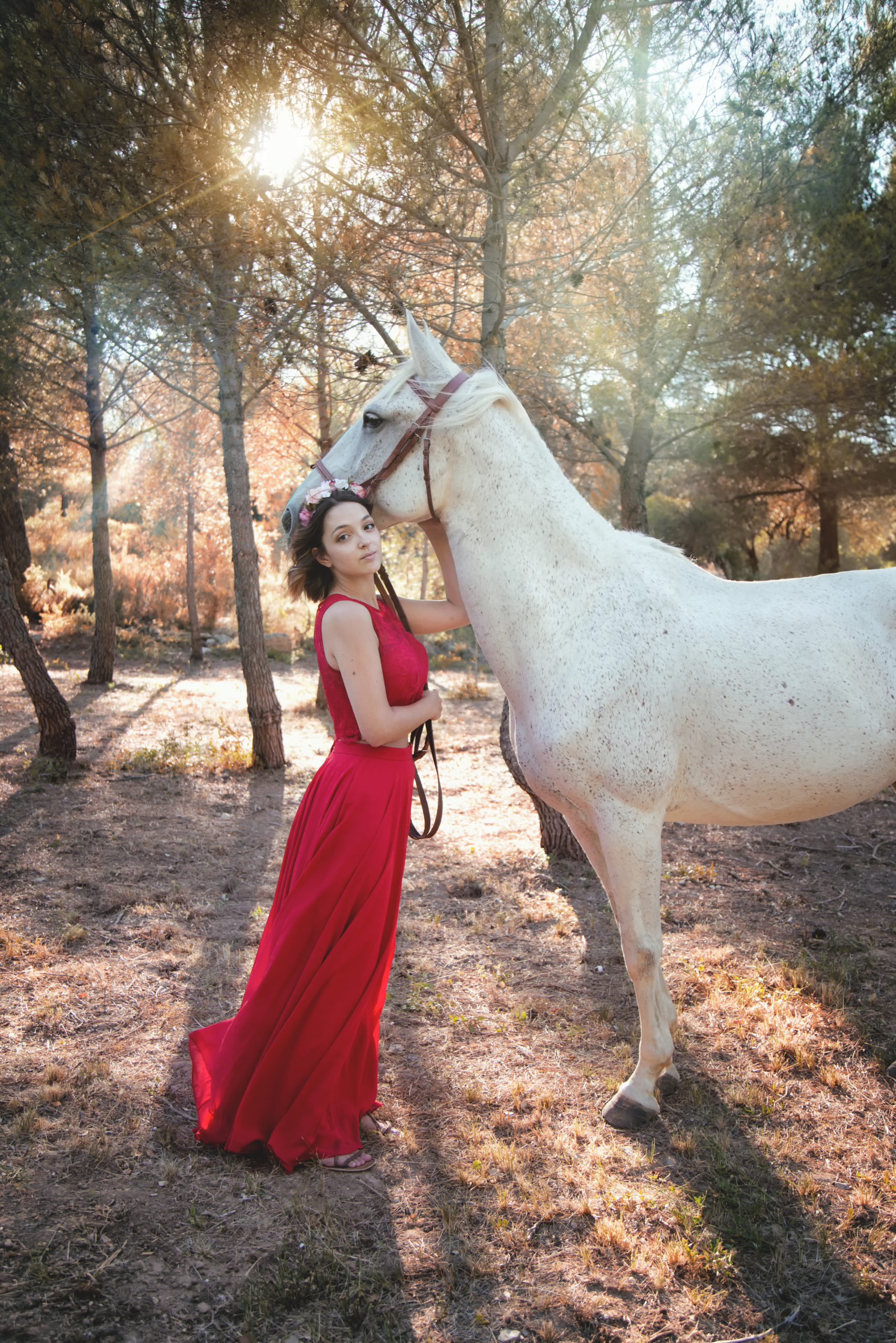 Photographe animal de compagnie, Portrait cheval jeune femme, Séance best friends